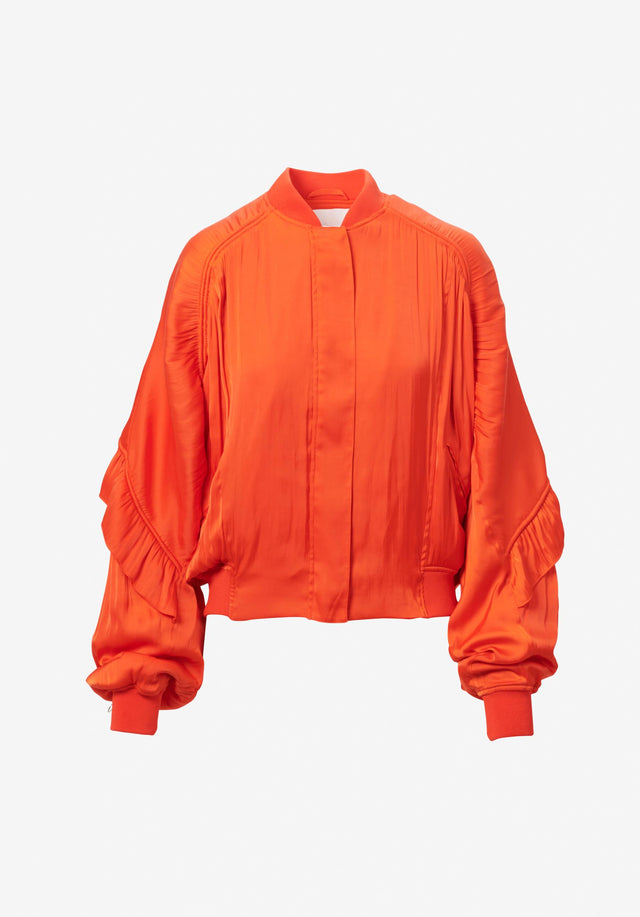 Jacket Jordi paprika - Not your average bomber. This piece is truly special due...
