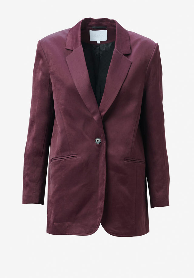 Jacket Jupi fudge - Jacket Jupi elegantly blends masculine and feminine elements with its... - 6/6