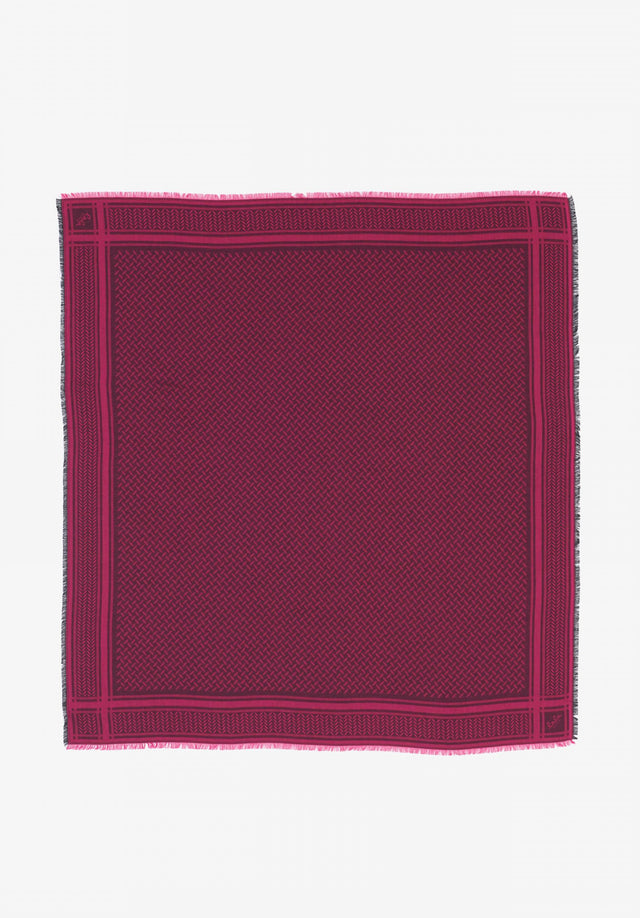 Scarf Aeryn heritage dragonfruit - Very light and comfortable. With a subtle jacquard pattern and...
