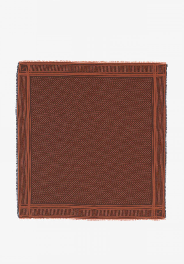 Scarf Aeryn heritage toffee - Very light and comfortable. With a subtle jacquard pattern and...
