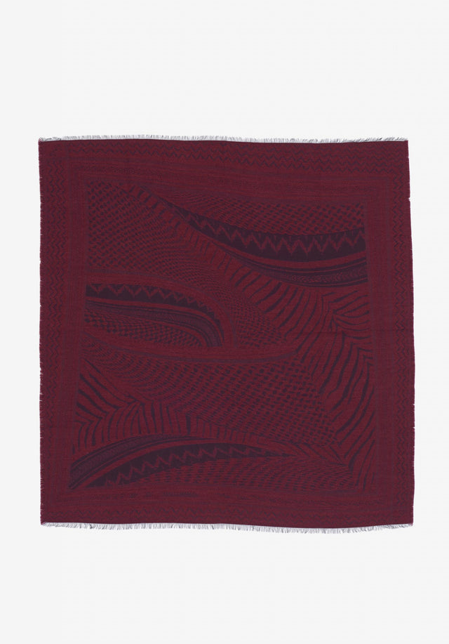 Scarf Anais zebra swirl fudge - Anais is a large cube adorned with an intricately crafted... - 4/4