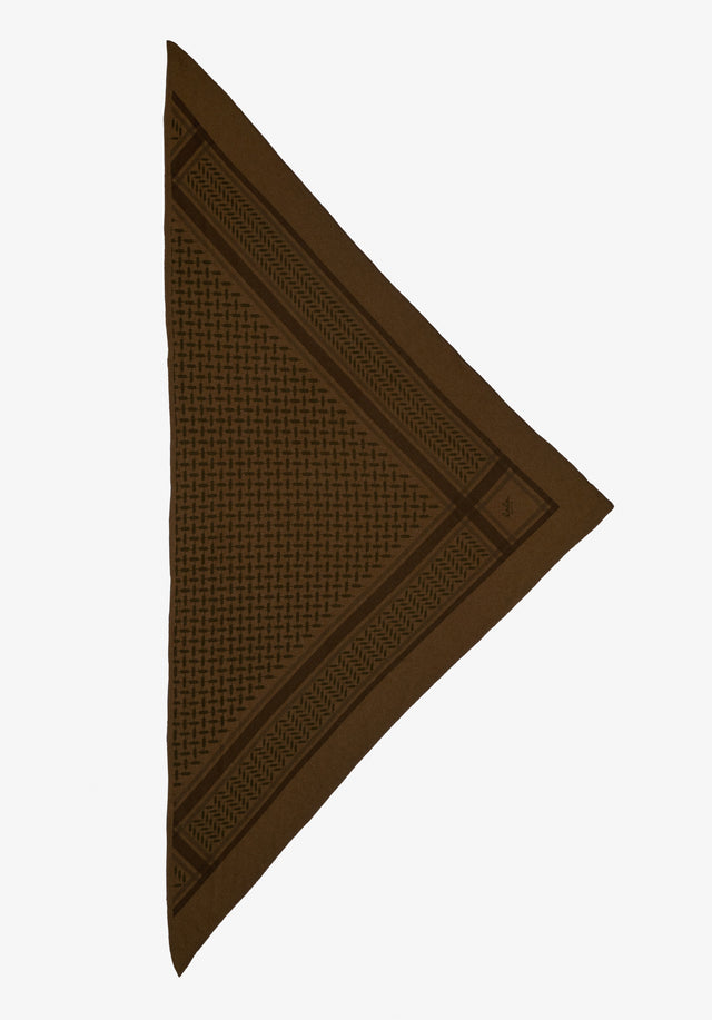 Triangle Trinity Classic M dark mocca - In spring/summer 23's freshest colors, this incredibly soft cashmere scarf... - 4/4