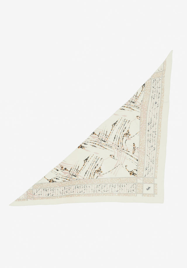 Triangle Bright Leo bright leo - This cashmere triangle is embellished with one of the vibrant... - 4/4