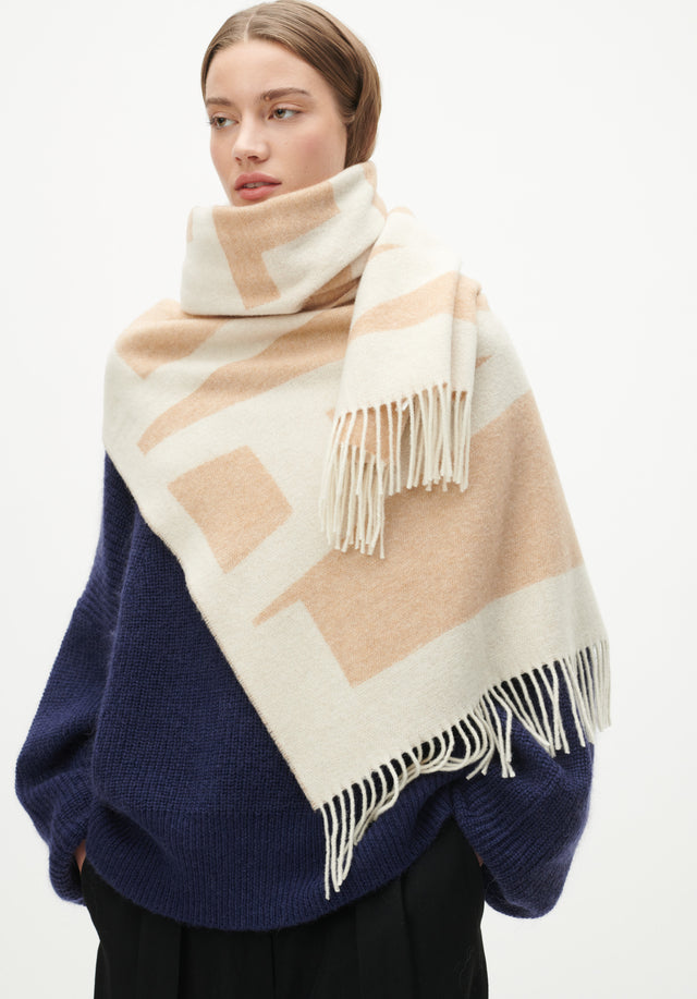 Scarf Akira camel beige - Lala Berlin fans, meet your new favorite scarf. An eye-catching...
