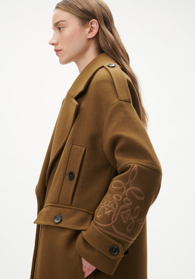 Coat Odin cedar - With intricate embroidery details, Odin is an elegant military coat,... - 4/7